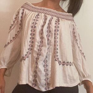 vintage america blues size large off shoulder top